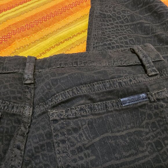 Women's Joe's Jeans Faux Crocodile Slim Fit SZ 28 - Midrise Legging Fit - Picture 8 of 10